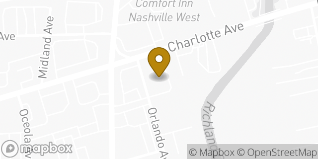 Map showing the location of CVS Pharmacy in Nashville, TN 37209