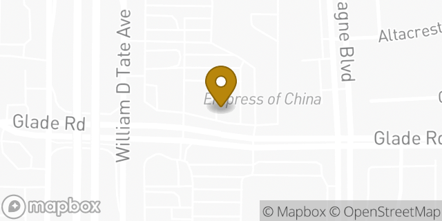 Map showing the location of Dunkin' in Grapevine, TX 76051