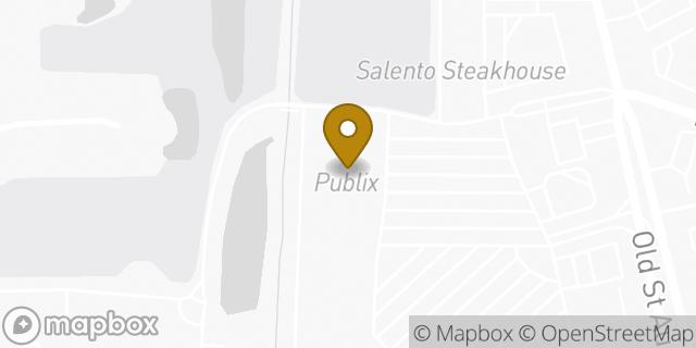 Map showing the location of Publix Pharmacy at Old St. Augustine Plaza in Jacksonville, FL 32257
