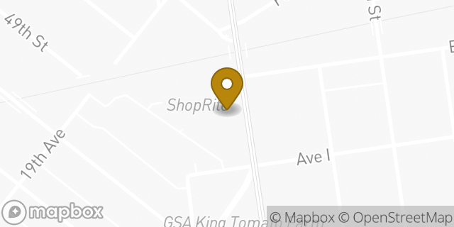 Map showing the location of Dunkin' in Brooklyn, NY 11230