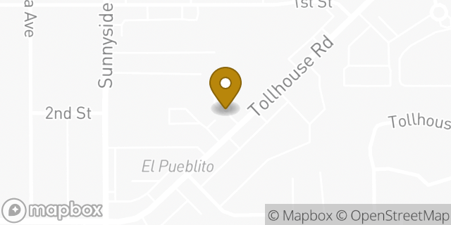 Map showing the location of Penske Truck Rental in Clovis, CA 93611