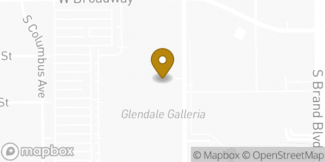 Map showing the location of Banana Republic in Glendale, CA 91210
