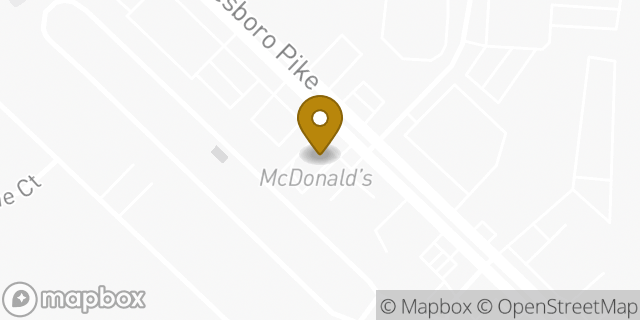 Map showing the location of McDonald's in Nashville, TN 37217