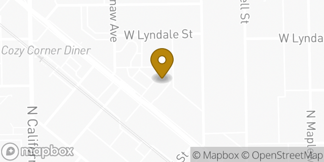 Map showing the location of Amazon Locker - Folie in Chicago, IL 60647