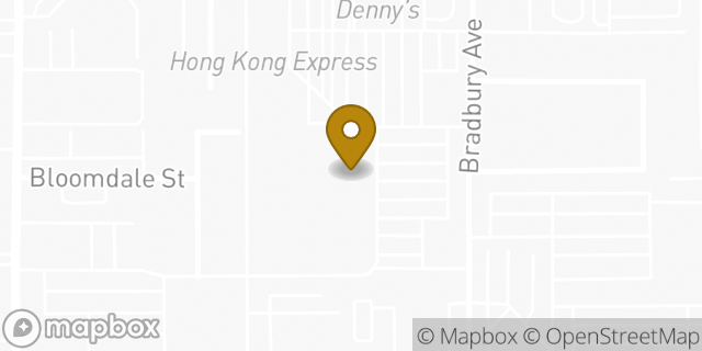Map showing the location of Starbucks in Duarte, CA 91010