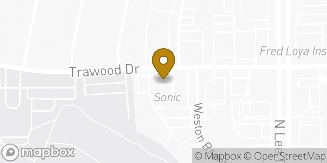 Map showing the location of Sonic Drive In in El Paso, TX 79935