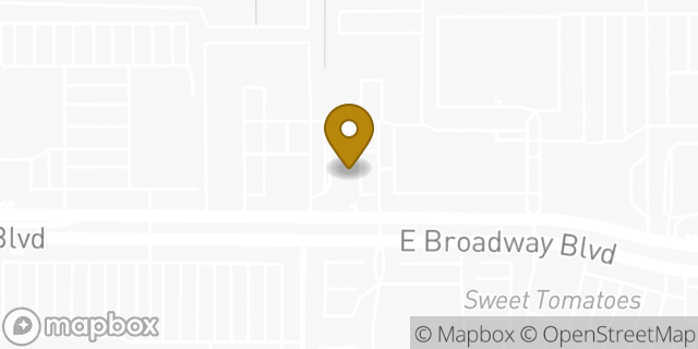 Map showing the location of McDonald's in Tucson, AZ 85711
