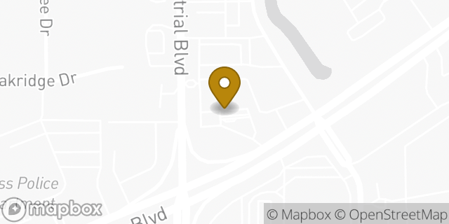 Map showing the location of Chase Bank in Euless, TX 76040