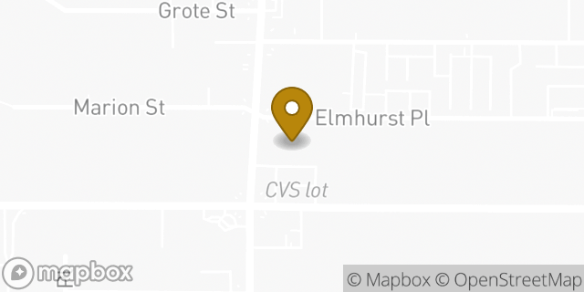 Map showing the location of CVS Pharmacy in Buffalo, NY 14207