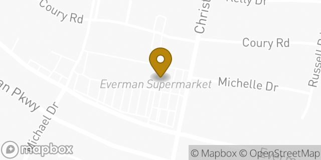 Map showing the location of Coinme in Fort Worth, TX 76140