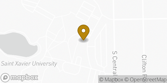 Map showing the location of Starbucks in Chicago, IL 60655