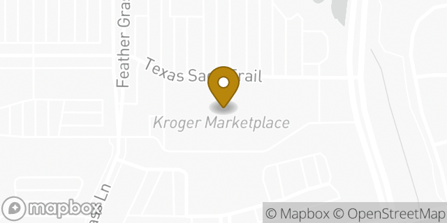 Map showing the location of Kroger Marketplace in Fort Worth, TX 76177