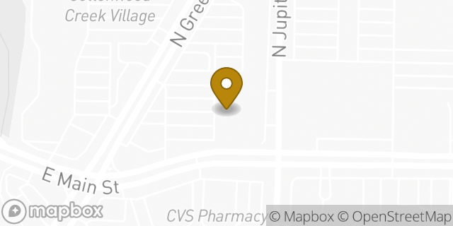 Map showing the location of Planet Fitness in Allen, TX 75002