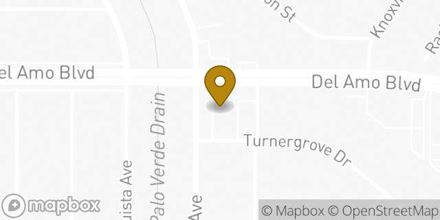 Map showing the location of Subway in Lakewood, CA 90713
