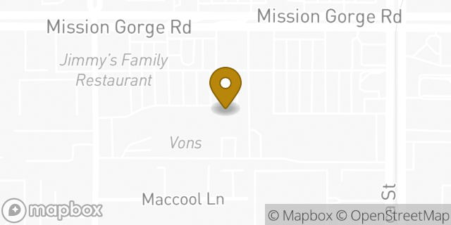 Map showing the location of Baskin-Robbins in Santee, CA 92071