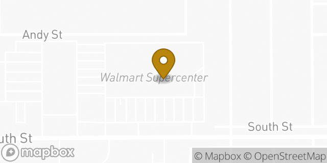 Map showing the location of Walmart in Long Beach, CA