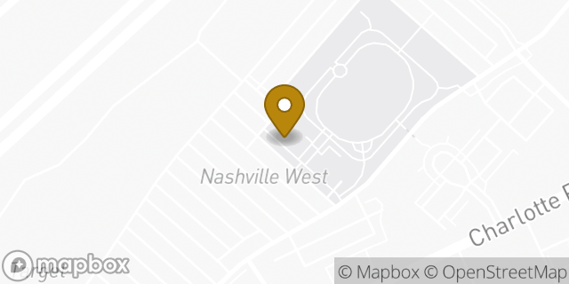 Map showing the location of LongHorn Steakhouse in Nashville, TN 37209
