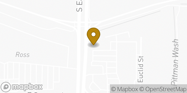 Map showing the location of Chipotle Mexican Grill in Henderson, NV 89123
