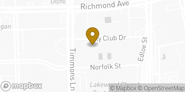 Map showing the location of Life Time Greenway in Houston, TX 77046