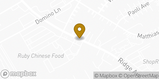 Map showing the location of Dunkin' Donuts in Philadelphia, PA 19128