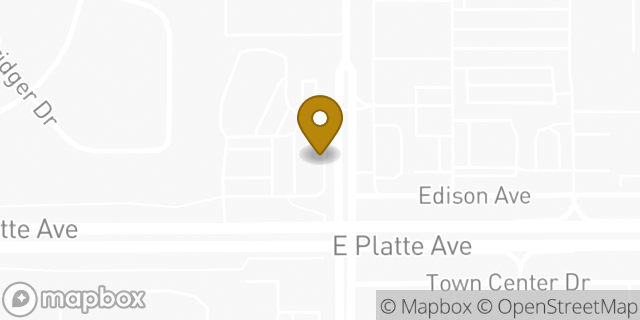 Map showing the location of McDonald's in Colorado Springs, CO 80915