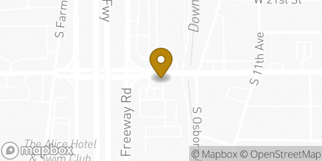 Map showing the location of ATM Circle K in Tucson, AZ 85713