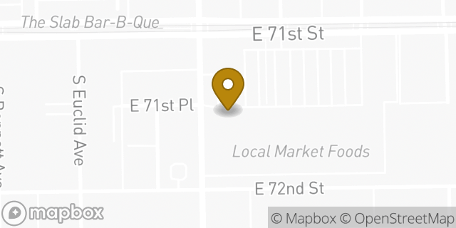 Map showing the location of Subway in Chicago, IL 60649
