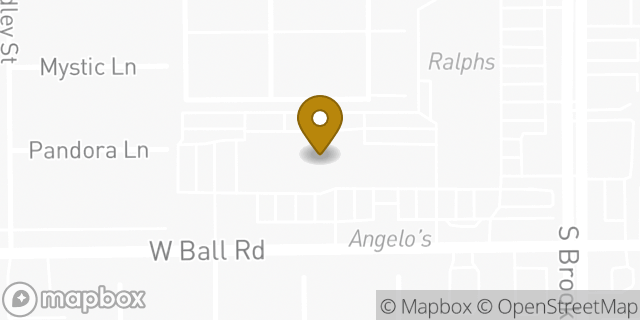 Map showing the location of The UPS Store in Anaheim, CA 92804