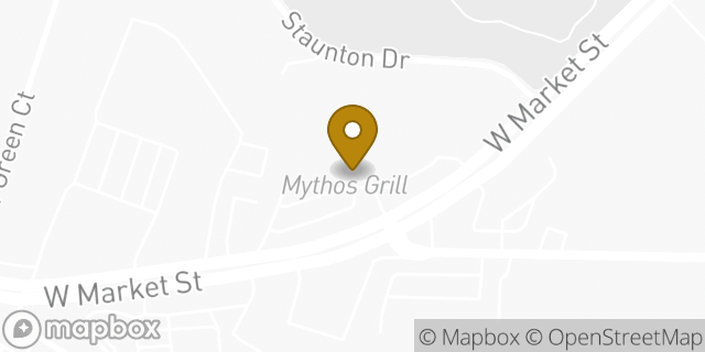 Map showing the location of OneMain Financial in Greensboro, NC 27407