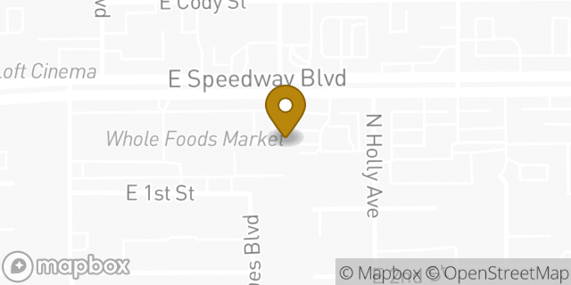 Map showing the location of HOTWORX- Tucson, AZ - Speedway in Tucson, AZ 85716