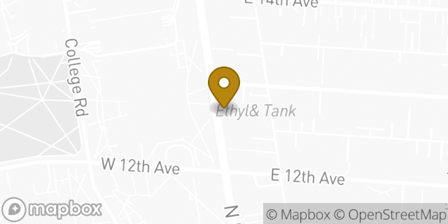 Map showing the location of Chipotle Mexican Grill in Columbus, OH 43201