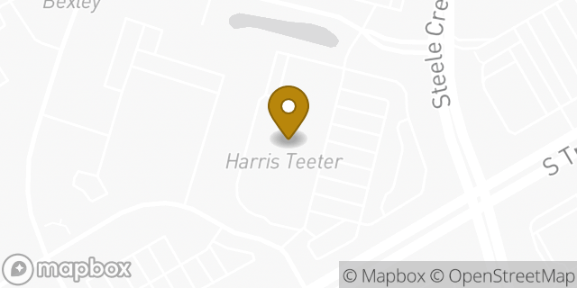 Map showing the location of Starbucks in Charlotte, NC 28278