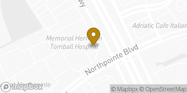 Map showing the location of McDonald's in Tomball, TX 77375