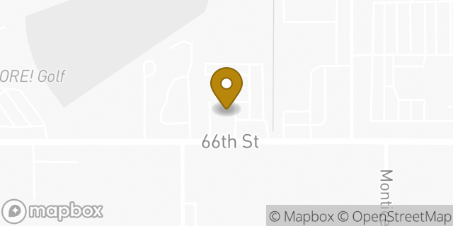 Map showing the location of American Legion Post 575 in Lubbock, TX 79424