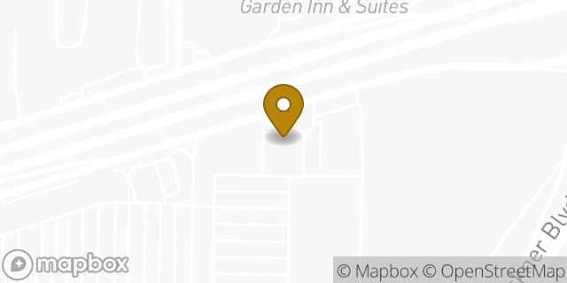 Map showing the location of Bank Of America in Dallas, TX 75228