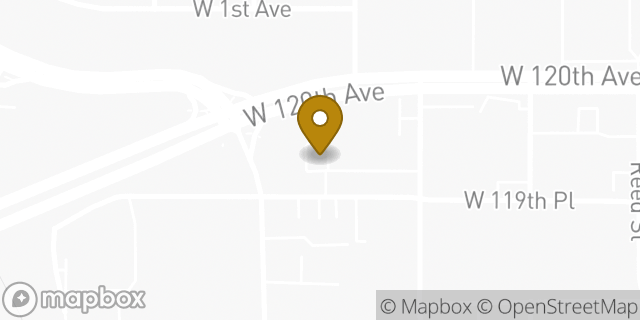 Map showing the location of ATM 7ELEVEN-FCTI in Broomfield, CO