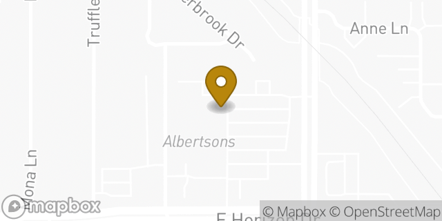 Map showing the location of Amazon Locker - Angel in Henderson, NV 89015