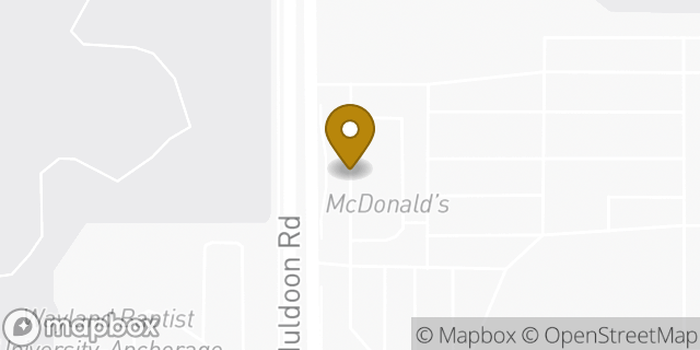 Map showing the location of McDonald's in Anchorage, AK 99504