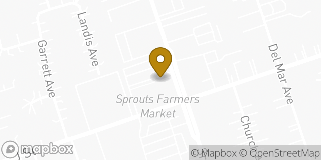 Map showing the location of Sprouts Farmers Market in Chula Vista, CA 91910
