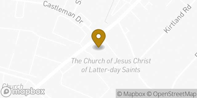 Map showing the location of The Church of Jesus Christ of Latter-day Saints in Nashville, TN 37215