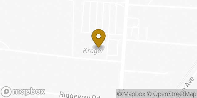 Map showing the location of Kroger in Cincinnati, OH 45216