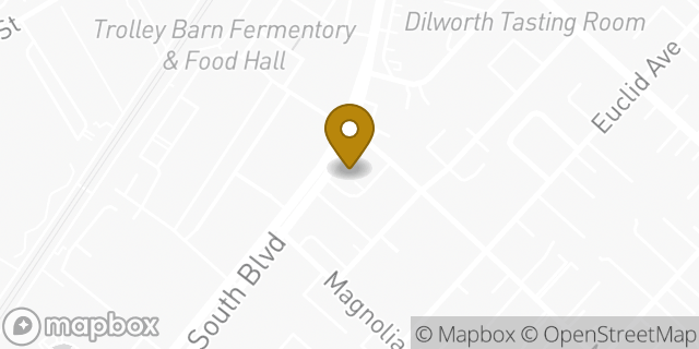 Map showing the location of Chipotle Mexican Grill in Charlotte, NC 28203