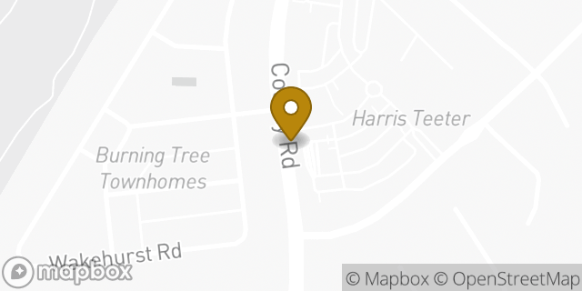 Map showing the location of Starbucks in Charlotte, NC 28226