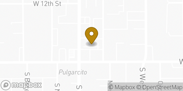 Map showing the location of AutoZone in Los Angeles, CA 90006