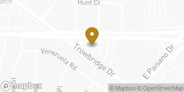Map showing the location of Whataburger in El Paso, TX 79925
