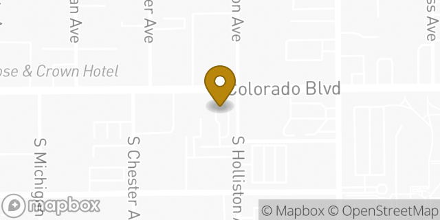 Map showing the location of McDonald's in Pasadena, CA 91106