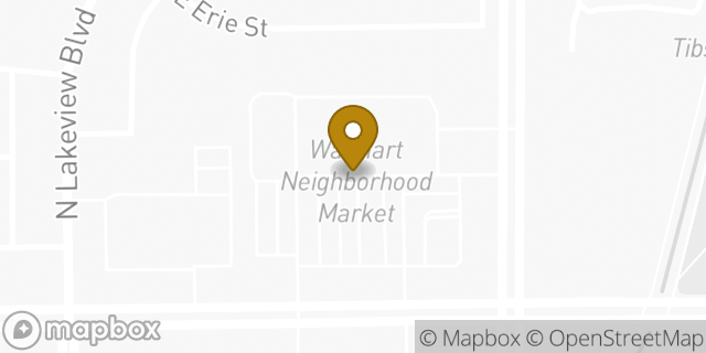 Map showing the location of Walmart in Chandler, AZ