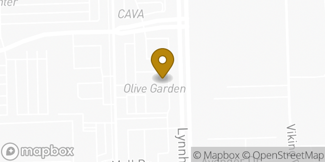 Map showing the location of Olive Garden Italian Restaurant in Virginia Beach, VA 23452