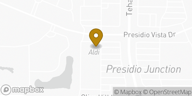 Map showing the location of Aldi in Fort Worth, TX 76177