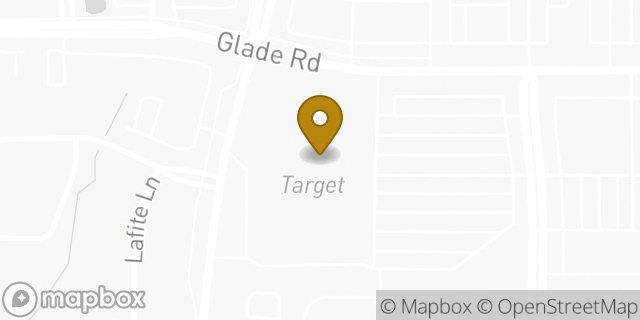 Map showing the location of Target in Euless, TX 76039